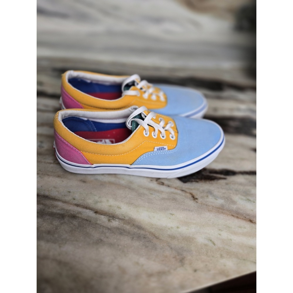 Vans Era‎ Canvas 'Colorblock' Multi/Bright Women 7.5 Men 6 Retro Style Y2K Style